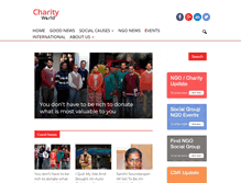 Tablet Screenshot of charityworld.com